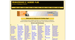 Desktop Screenshot of hollywoodsgoldenage.com